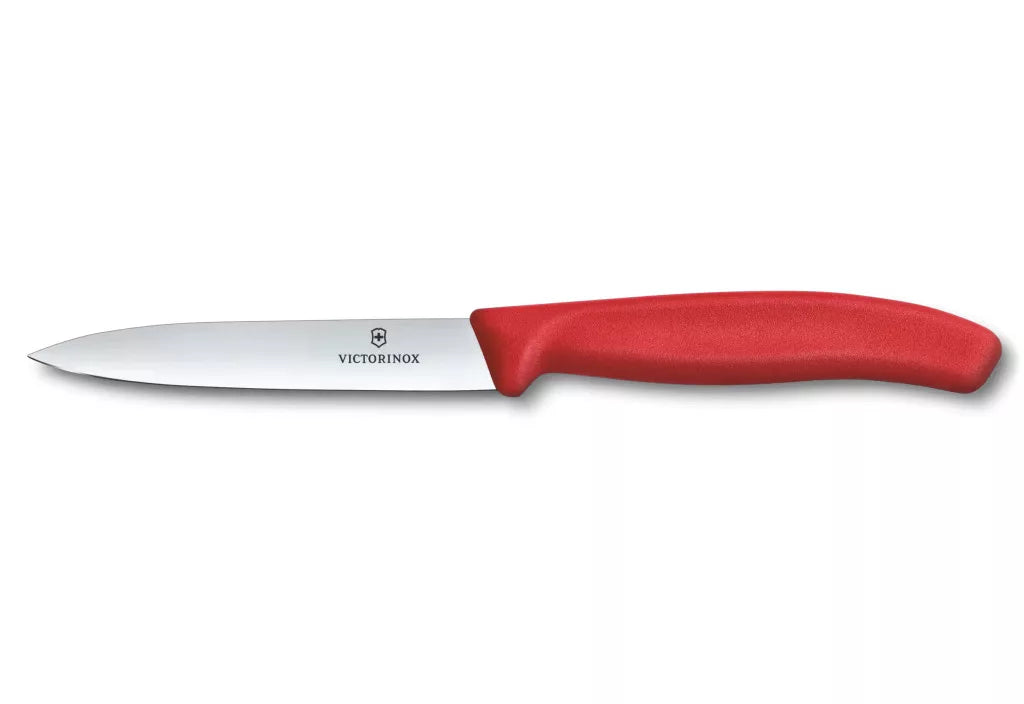 Cuțit pentru Legume Swiss Classic 10 cm – Roșu Chilli