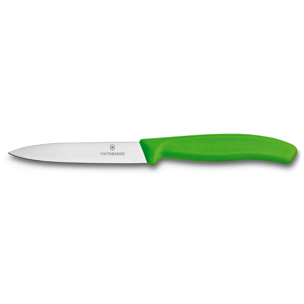 Swiss Classic Chopping Knife Straight Pointed 10 cm Green