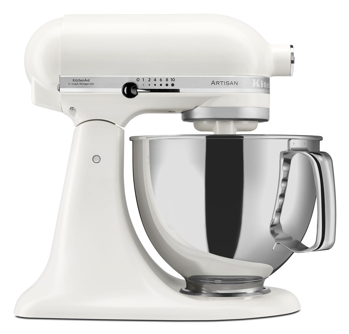 Artisan Premium mixer cu bol 4,8 L – alb porțelan (Porcelain White)