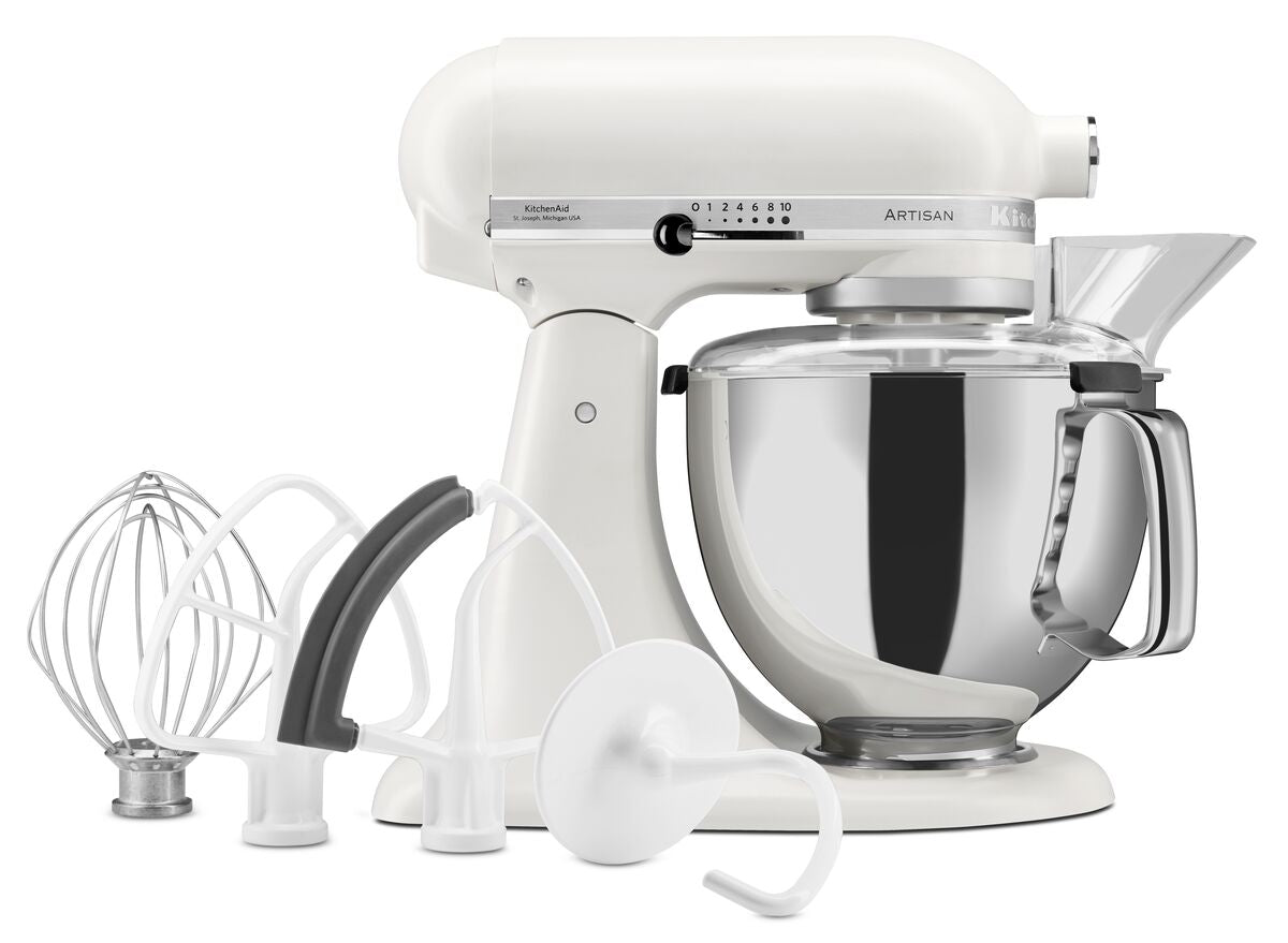 Artisan Premium mixer cu bol 4,8 L – alb porțelan (Porcelain White)