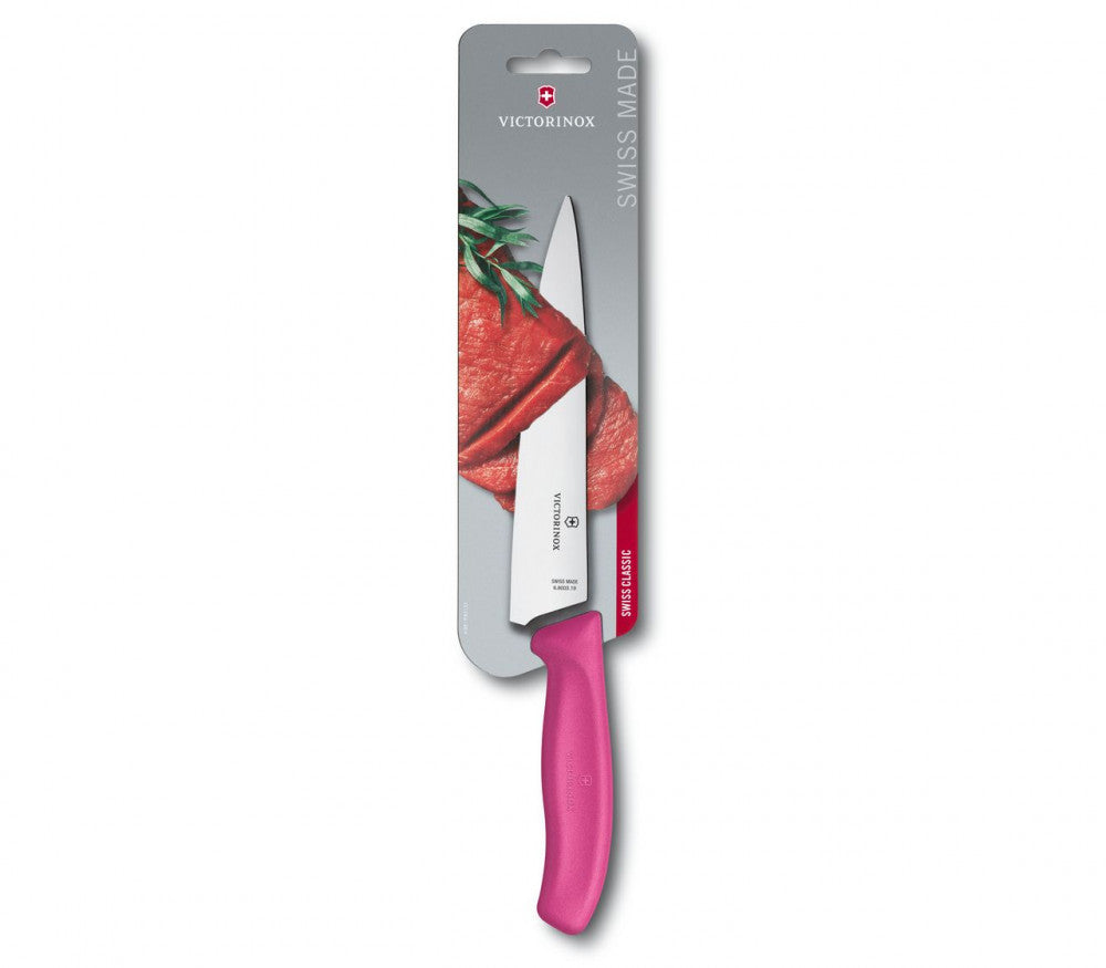 Swiss Classic Slicing Knife 19 cm Pink
