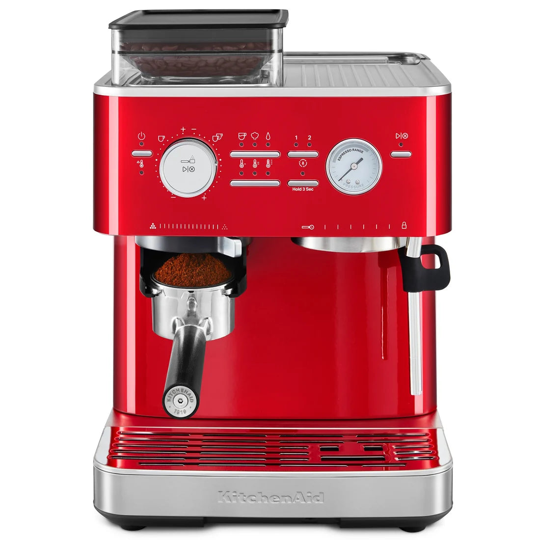 Espressor semiautomat – roșu metalizat (candy apple)