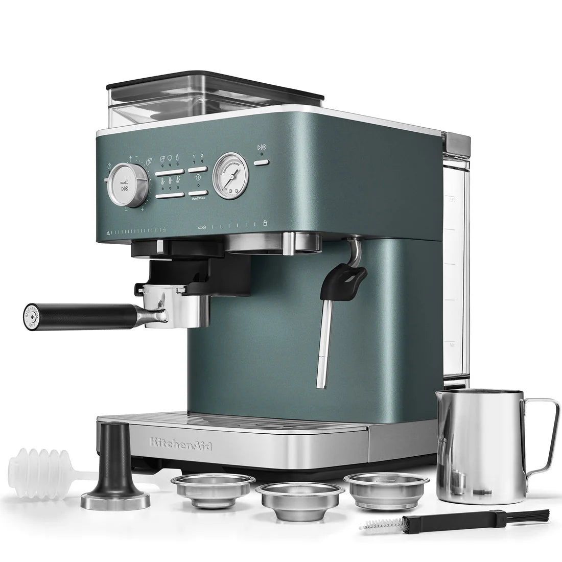 Espressor semiautomat – verde ienupăr (juniper)