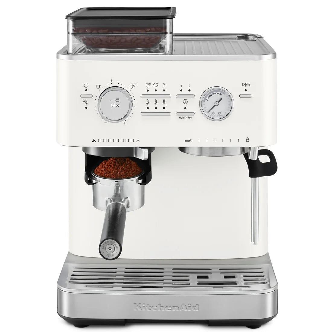 Espressor semiautomat – alb porțelan (porcelain white)