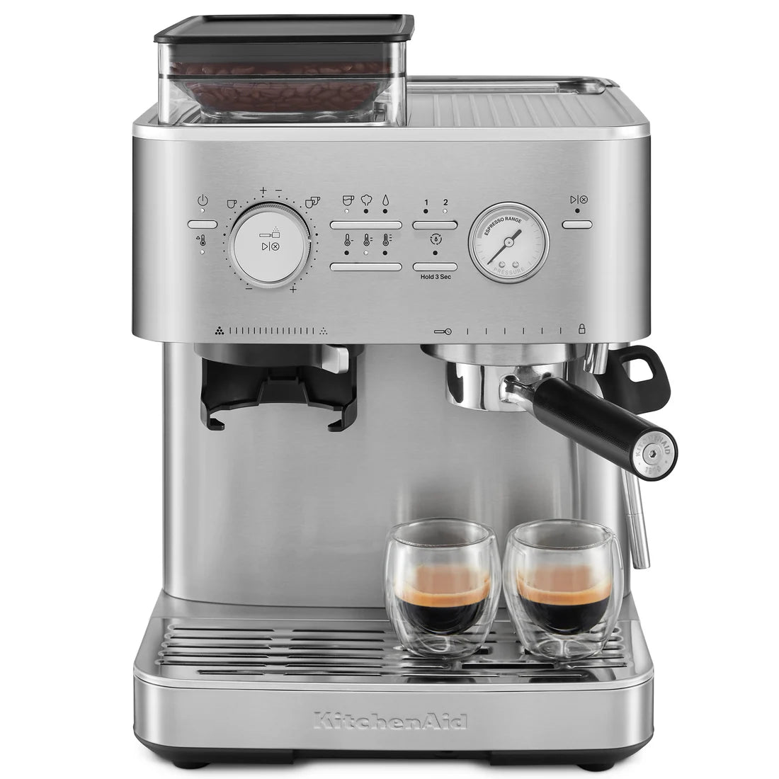 Espressor semiautomat – inox (stainless steel)