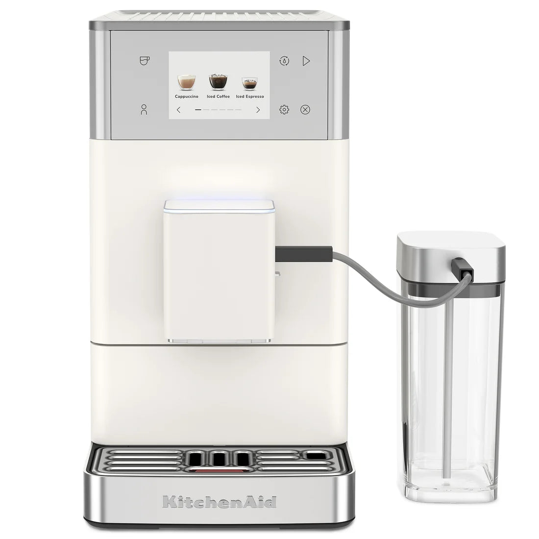 Espressor automat KF4 cu program pentru cafea cu gheață – alb porțelan (porcelain white)