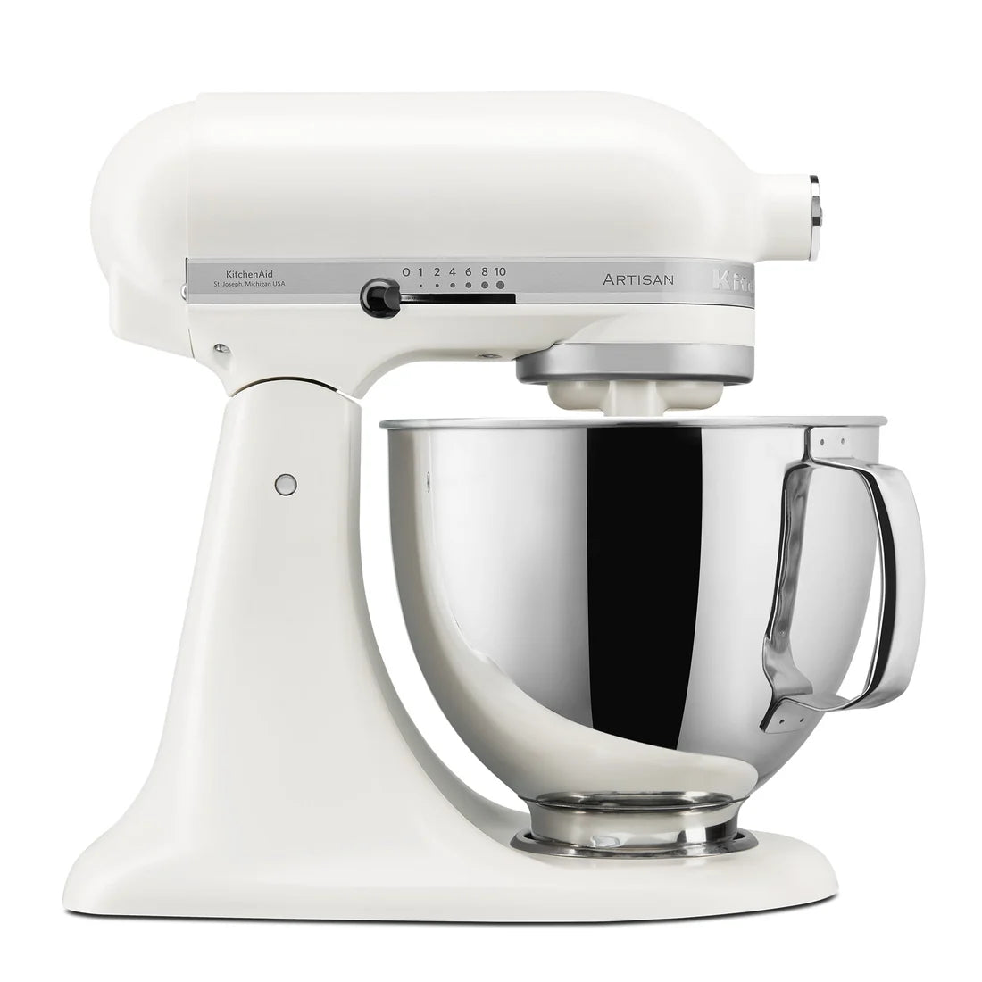 Mixer cu bol Artisan 4,8 L – alb porțelan (porcelain white)