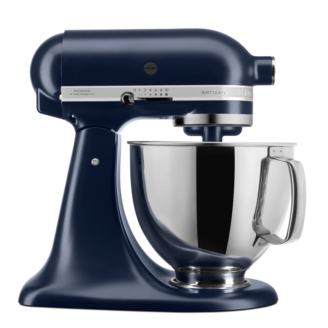 Mixer cu bol Artisan 4,8 L cu accesorii suplimentare – albastru cerneală (ink blue)