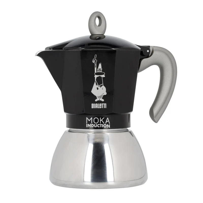 Espressor Moka Induction, 6 Cești – Negru