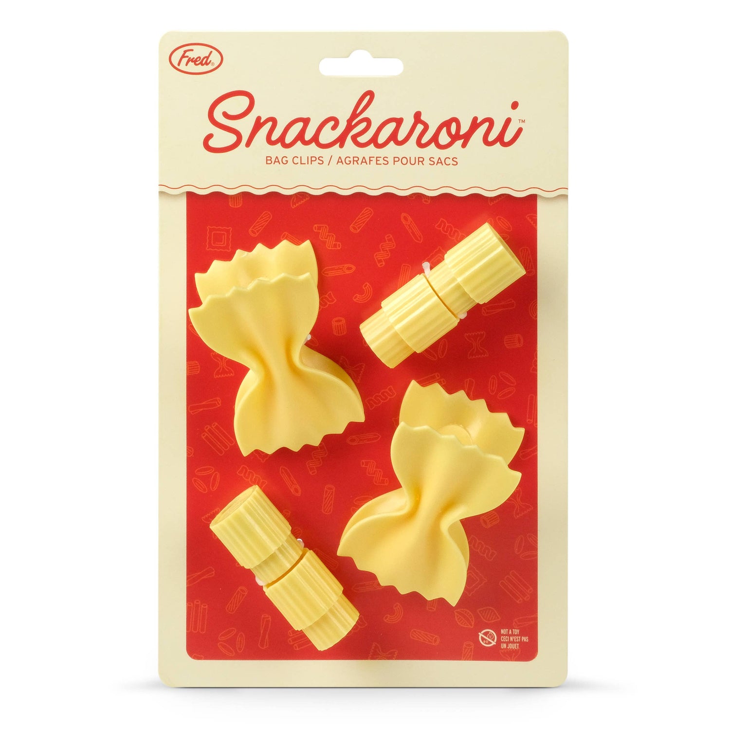 Snackaroni – Cleme Pentru Pungi în Formă de Paste
