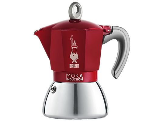 Espressor Moka Induction, 6 Cești – Roșu