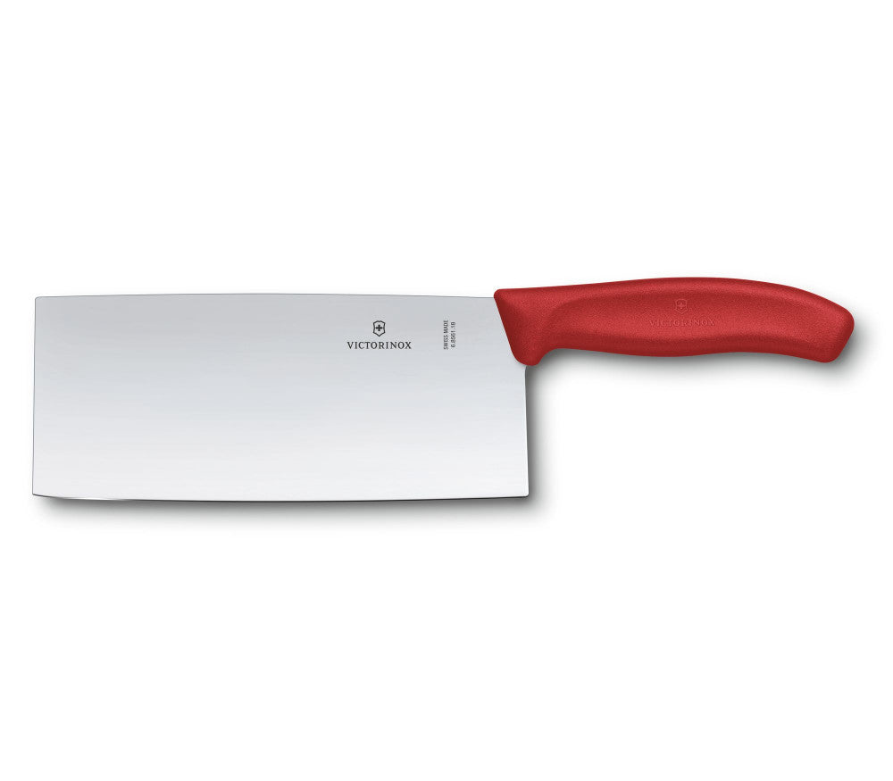 Swiss Classic Chinese Chef's Knife 18 cm in Red Gift Box