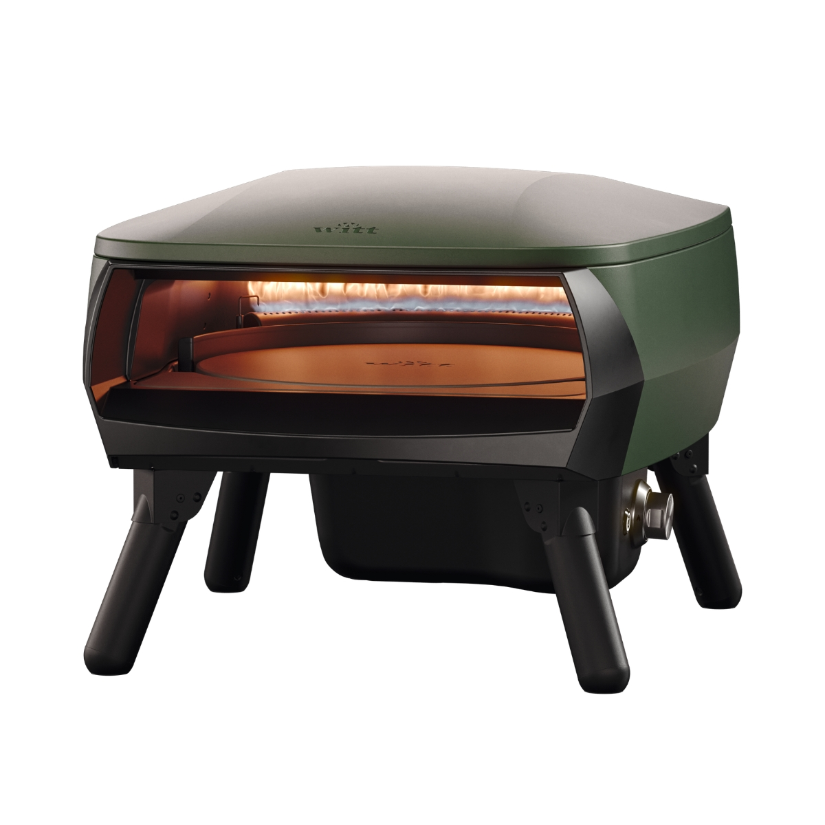 Cuptor pentru pizza Piccolo Rotante 13″ – verde