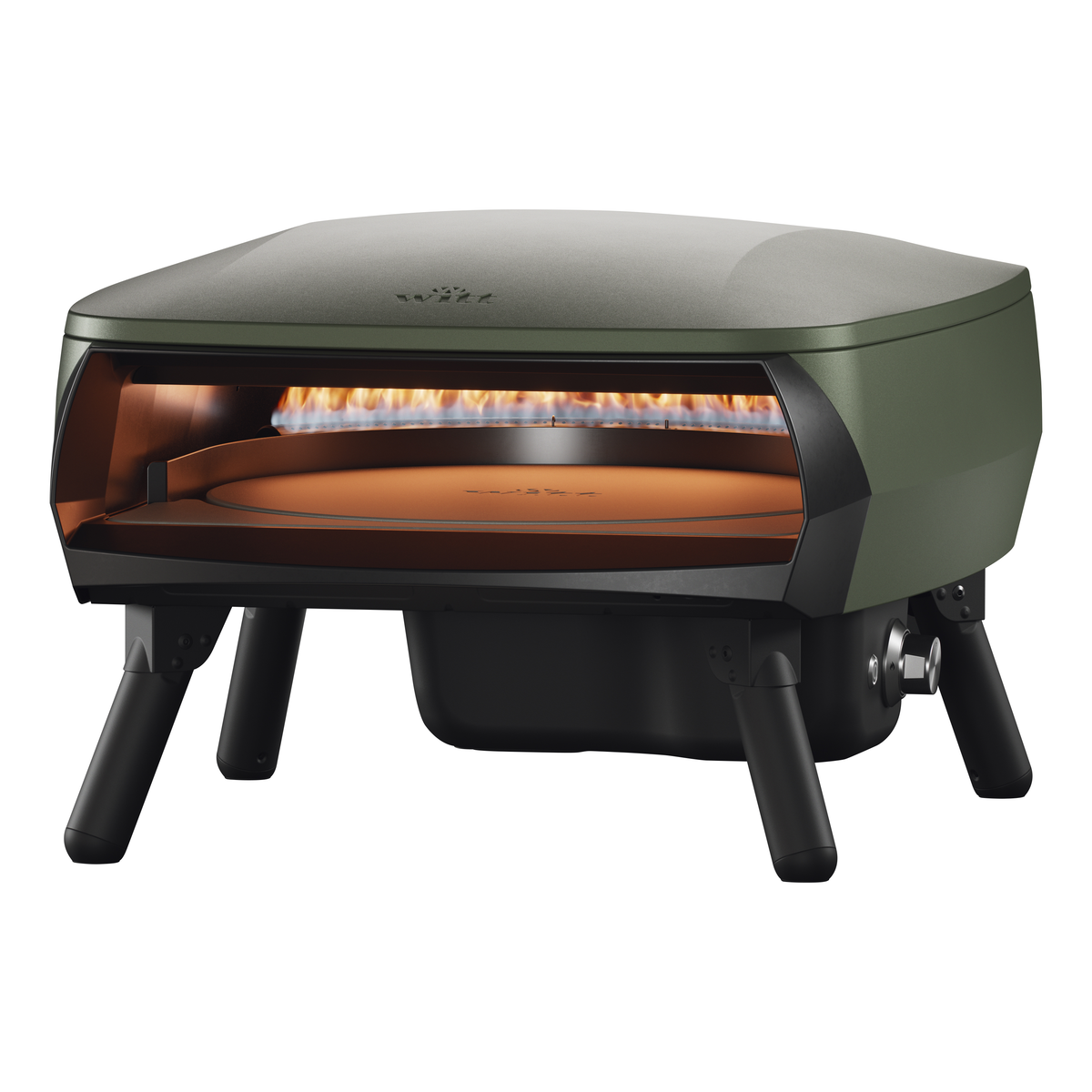 Cuptor pentru pizza Piccolo Rotante 16″ – verde