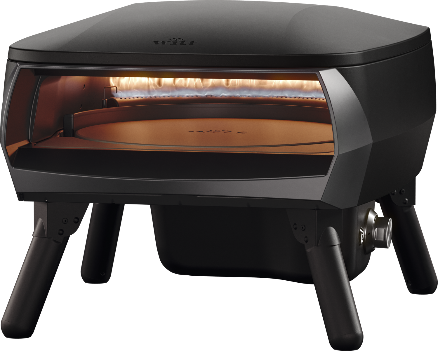 Cuptor pentru pizza Piccolo Rotante 13″ – negru